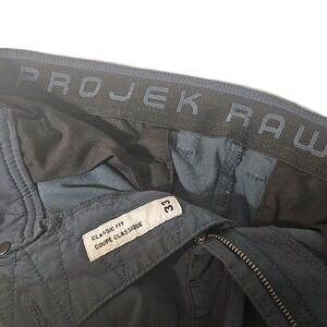 Projek Raw Tech Chino Pants Mens 33x29 Beige Blue Slim Fit Lightweight Stretch